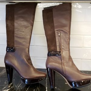 NWOT Brown Leather Boots